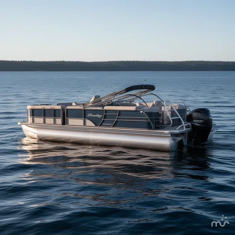 Slide: The Image of Bentley Pontoons Legacy 243 Swingback 2024 - 2