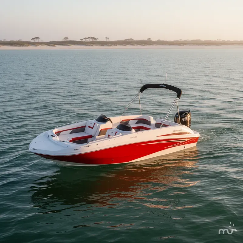 Slide: The Image of Hurricane Sundeck Sport 218 OB 2024 - 2