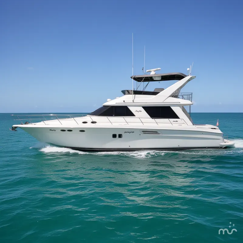Slide: The Image of Sea Ray 550 Sedan Bridge 1997 - 1