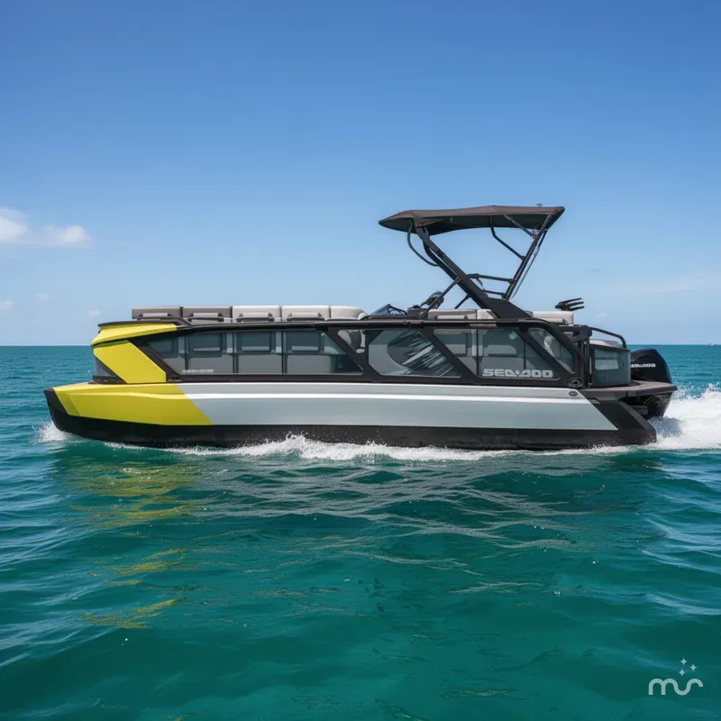 Slide: The Image of Sea-Doo Switch® Cruise 21 - 230 hp Galvanized 2024 - 0