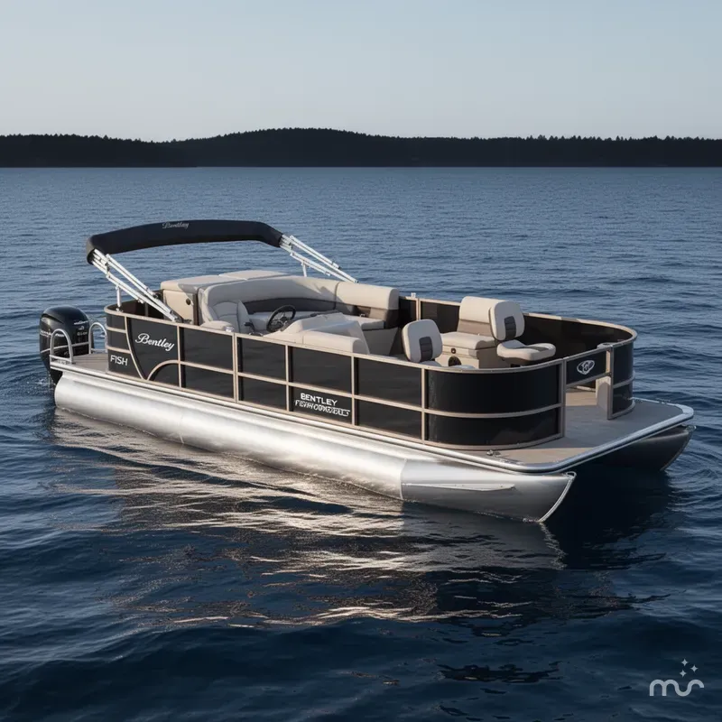Slide: The Image of Bentley Pontoons FISH FORWARD FISH 2023 - 1