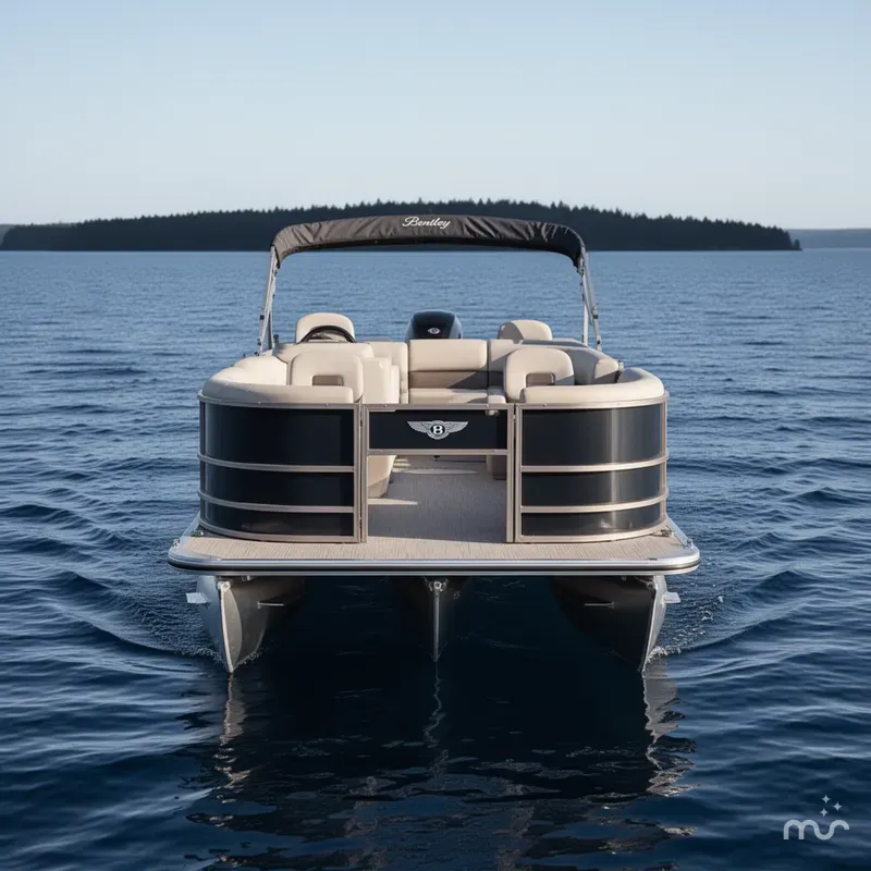 Slide: The Image of Bentley Pontoons FISH FORWARD FISH 2023 - 2