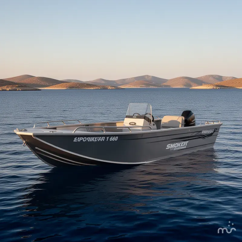 Slide: The Image of Smoker Craft Sportsman 1660 2024 - 2