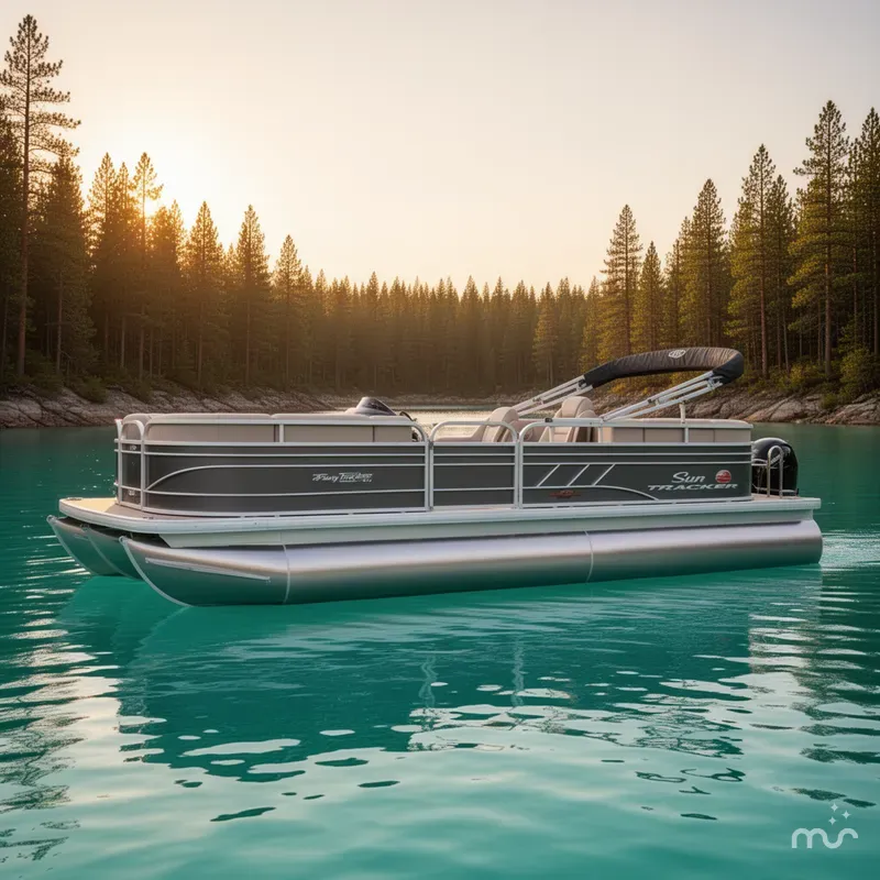Slide: The Image of Sun Tracker 22 Party Barge 2023 - 2