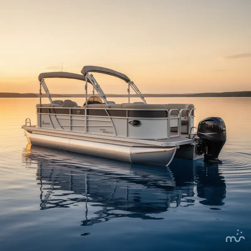 Slide: The Image of Landau Island Breeze 212 Sport Rear Lounge Tri-Log 2024 - 0