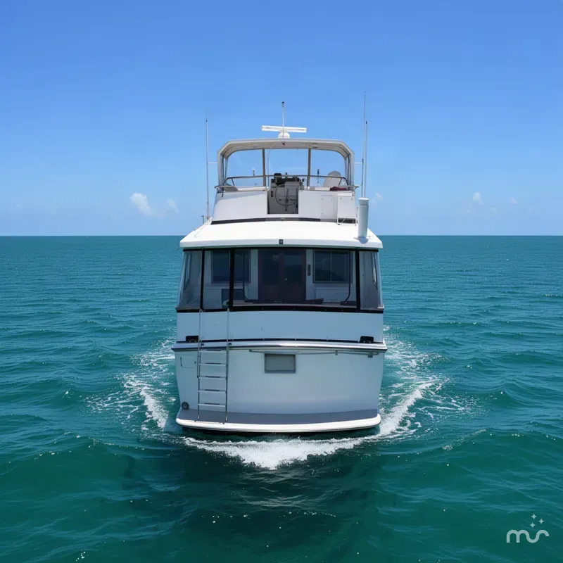 Slide: The Image of Jefferson Marquessa 56 Extended Deckhouse 1994 - 3