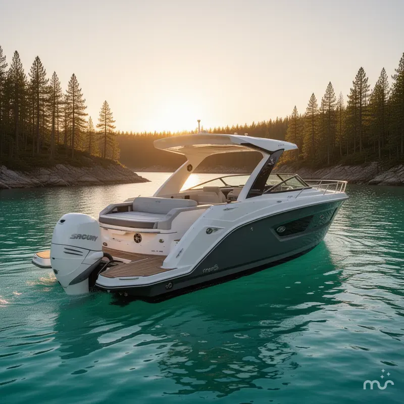 Slide: The Image of Sea Ray SLX 310 Outboard 2021 - 3