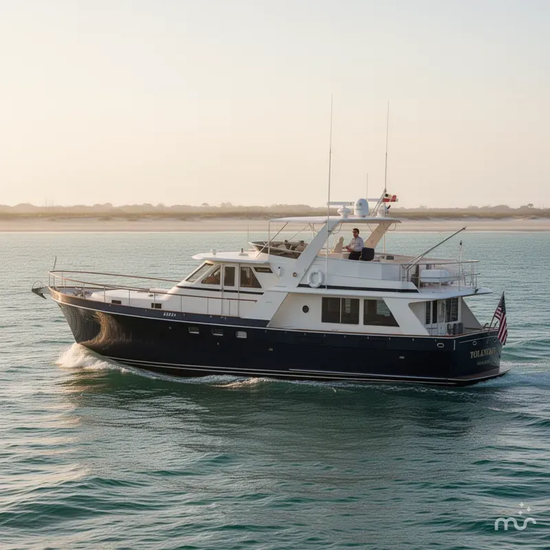 Slide: The Image of Tollycraft 61 Pilothouse Motor Yacht 1989 - 2