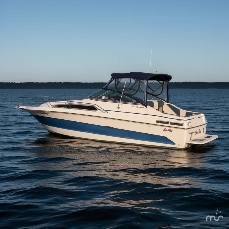 Slide: The Image of Sea Ray 268 Sundancer w/Gen. 1986 - 0