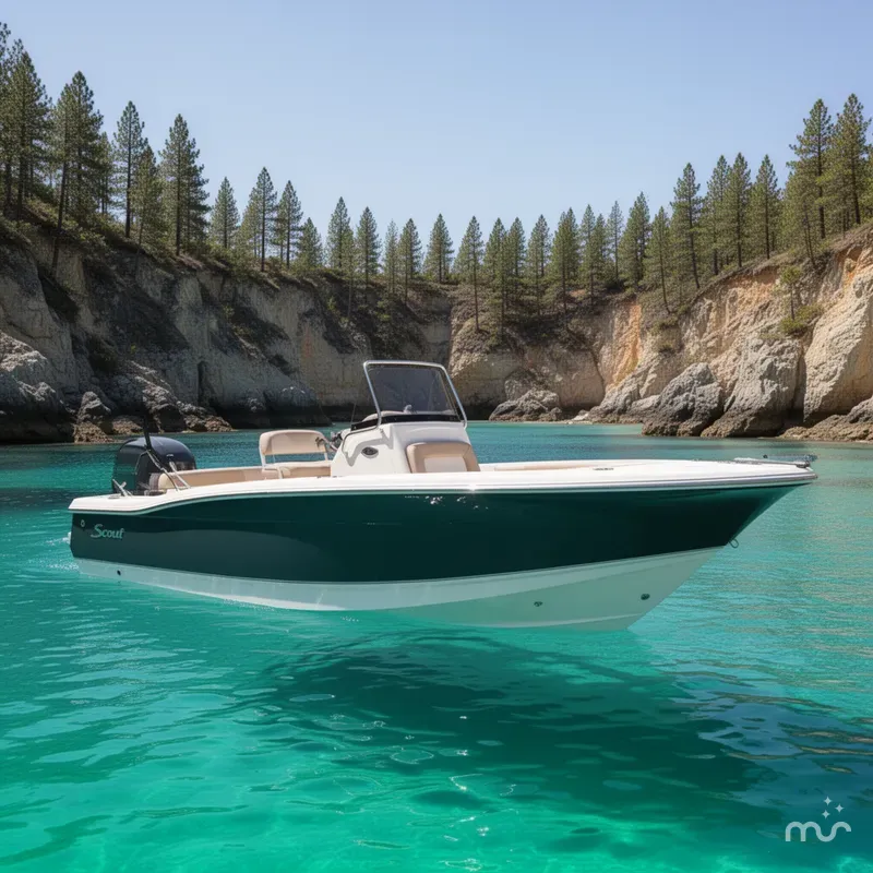 Slide: The Image of Scout 195 Sportfish 2025 - 2