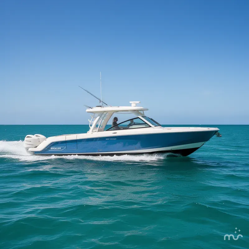 Slide: The Image of Boston Whaler 320 Vantage 2018 - 2