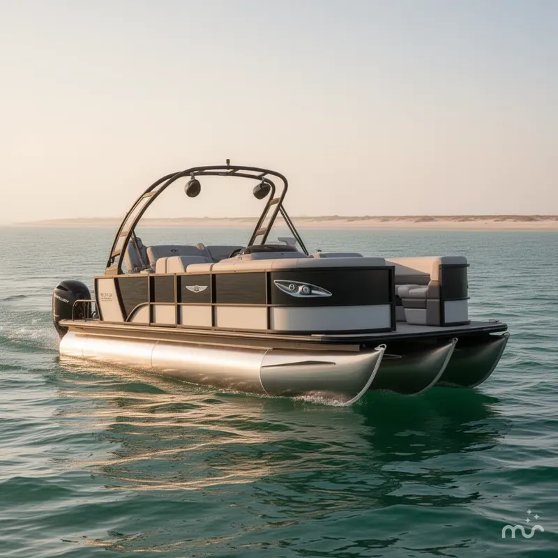 Slide: The Image of Bentley Pontoons Elite 253 Swingback Dual Captain (XLP3) 2024 - 0