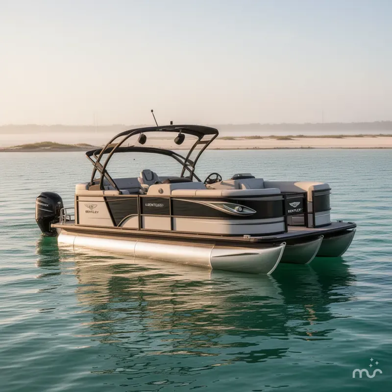 Slide: The Image of Bentley Pontoons Elite 253 Swingback Dual Captain (XLP3) 2024 - 2