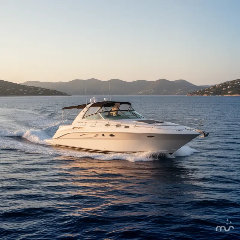 Slide: The Image of Sea Ray 450 Sundancer 1996 - 2