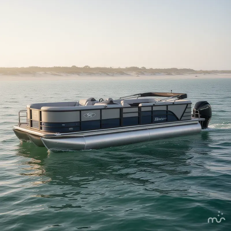 Slide: The Image of Bentley Pontoons Legacy 243 Navigator 2024 - 0