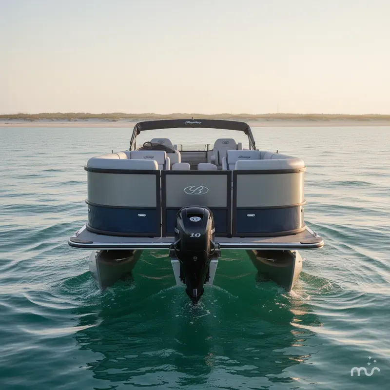 Slide: The Image of Bentley Pontoons Legacy 243 Navigator 2024 - 2