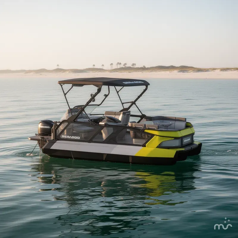 Slide: The Image of Sea-Doo Switch® Cruise 18 - 230 hp Galvanized 2024 - 2