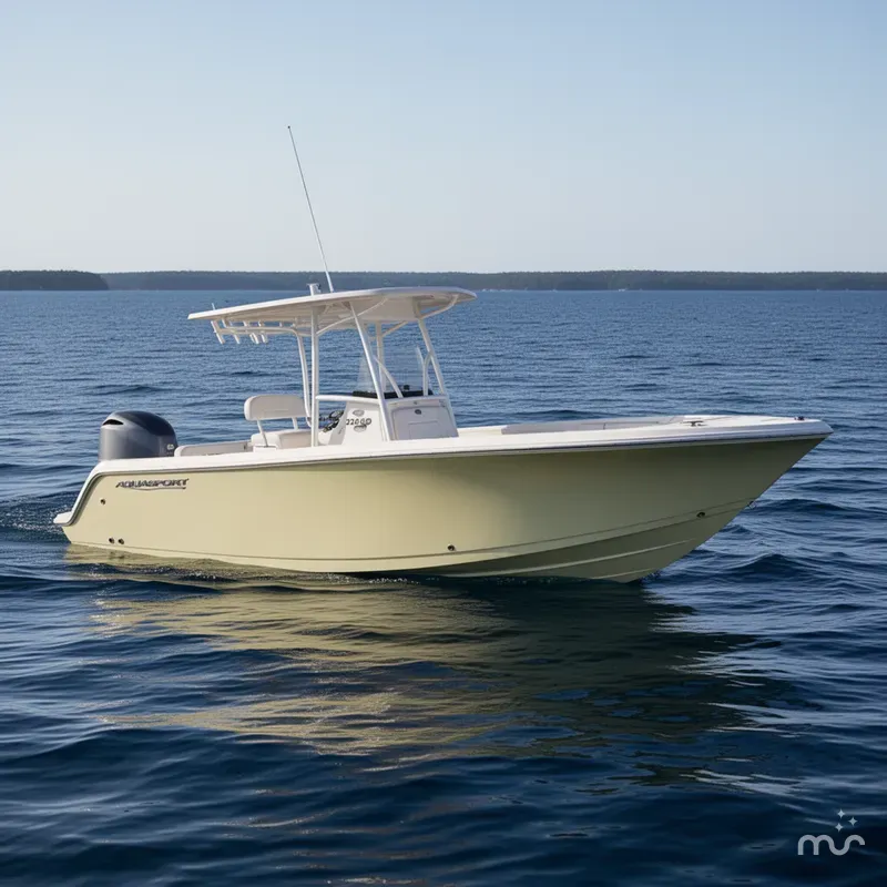 Slide: The Image of Aquasport 2200 Center Console 2024 - 0