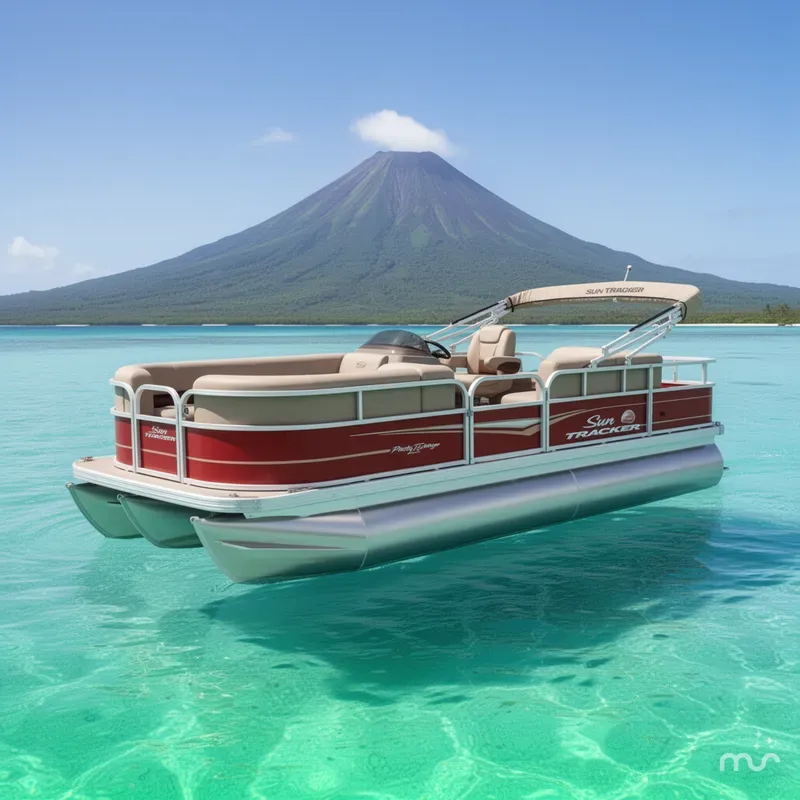 The Image of Sun Tracker Party Barge 18 DLX 2025 - 0
