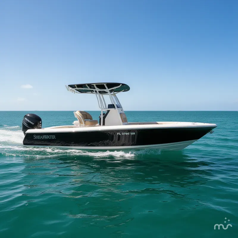 Slide: The Image of Shearwater 260 Carolina Bay 2018 - 0