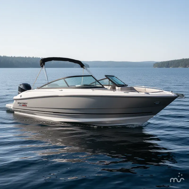 Slide: The Image of Monterey 224FS Luxury Family Bowrider 2024 - 2