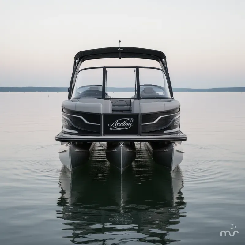 Slide: The Image of Avalon Excalibur 27' Elite Windshield - Triple Toon (CARB 2024 - 3