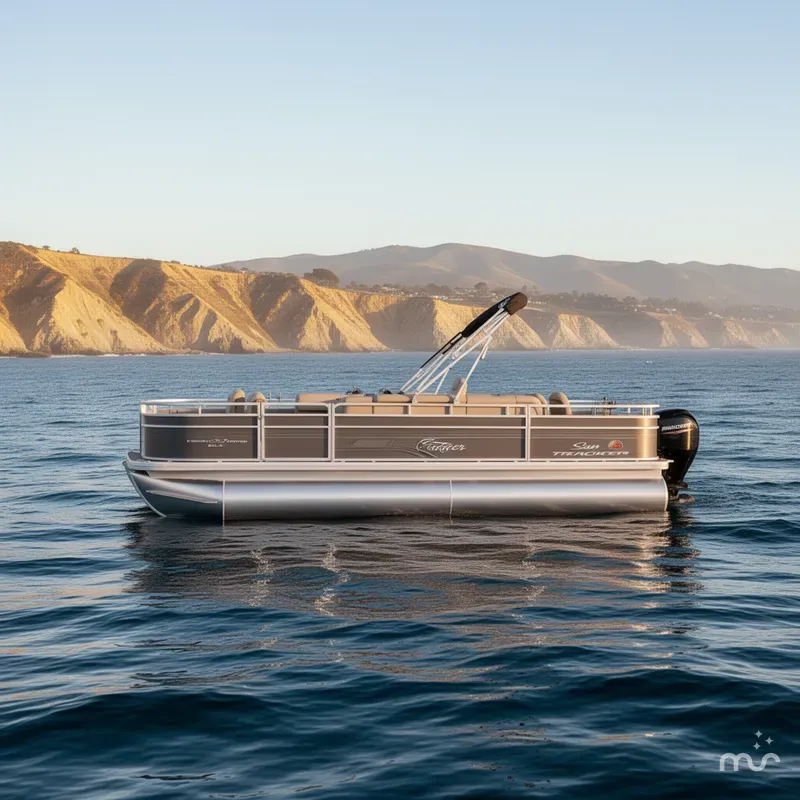 Slide: The Image of Sun Tracker Fishin' Barge 22 DLX 2024 - 2