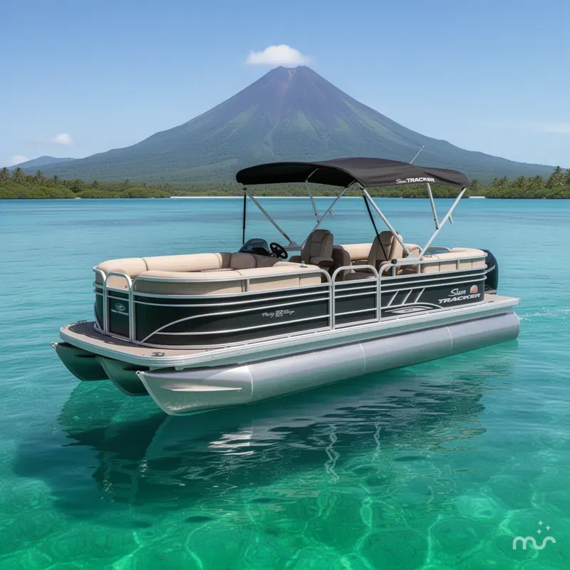 Slide: The Image of Sun Tracker Party Barge 22 XP3 2023 - 4