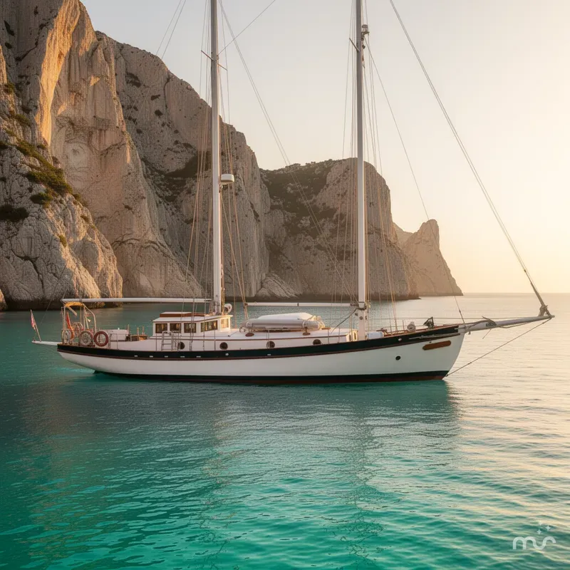 Slide: The Image of Custom 65 Pilothouse Schooner 1964 - 2