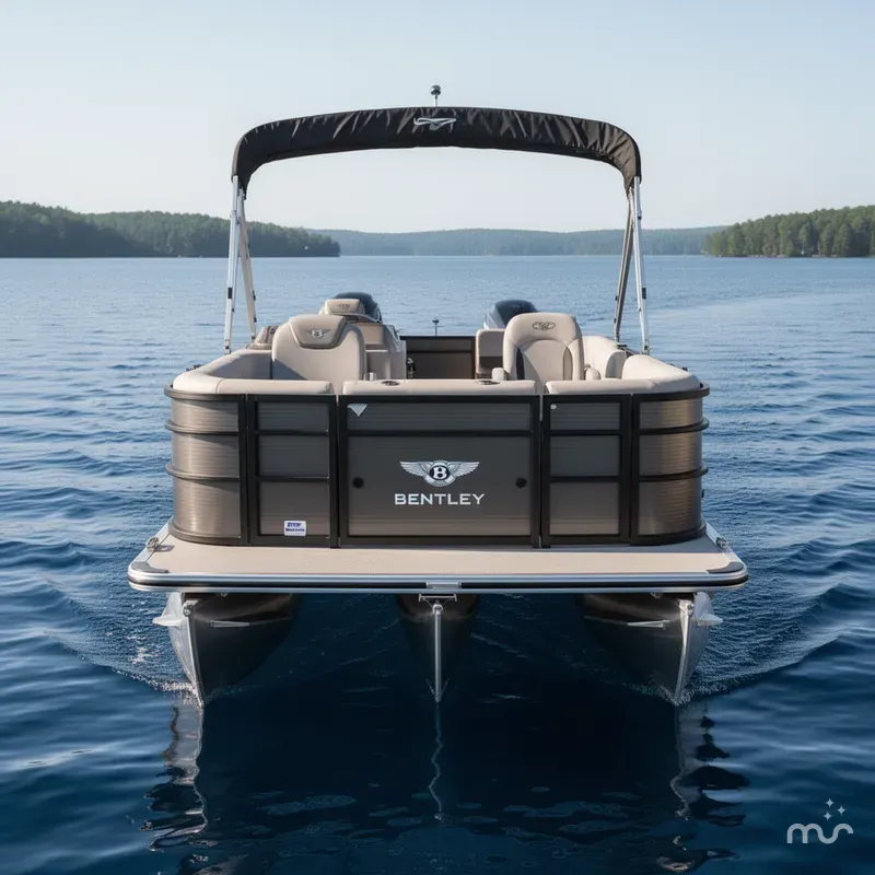 Slide: The Image of Bentley Pontoons Legacy 220 Fish & Cruise & Honda 4-Stroke EFI 2024 - 1