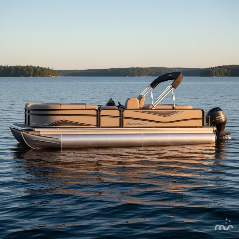Slide: The Image of Premier Sunsation 220 CL Pontoon 2018 - 2