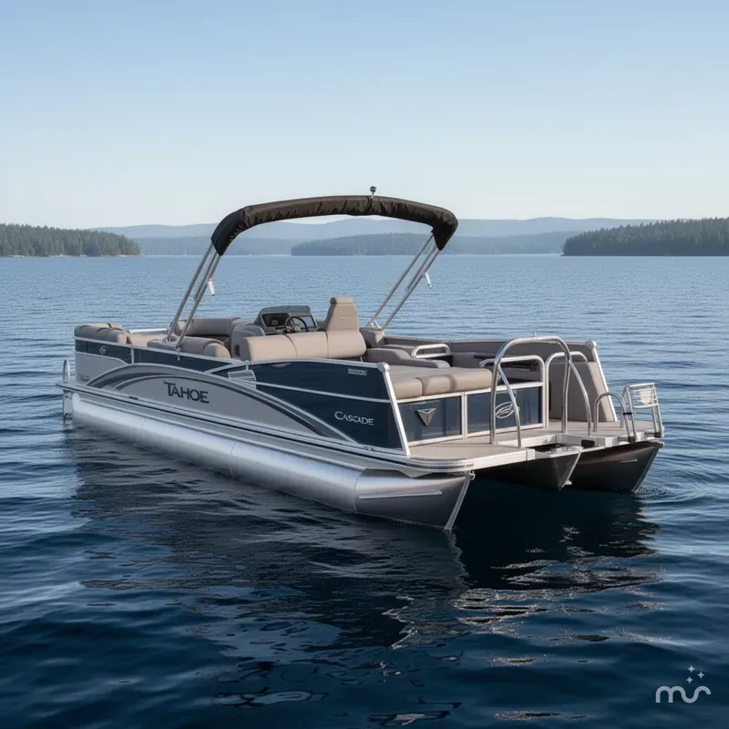 Slide: The Image of Tahoe Cascade 2385 Swingback (VRB) & Honda 4-Stroke EFI 2024 - 0