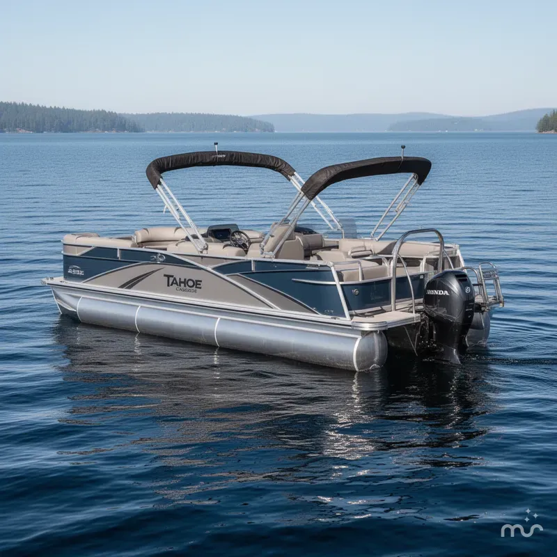 Slide: The Image of Tahoe Cascade 2385 Swingback (VRB) & Honda 4-Stroke EFI 2024 - 2