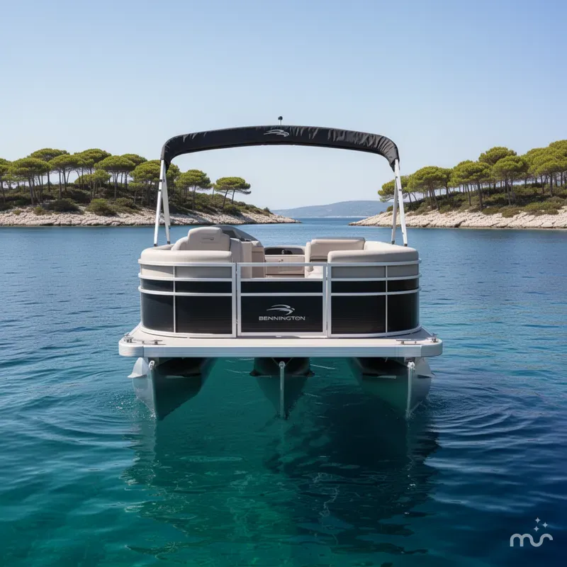 Slide: The Image of Bennington S Fishing 20 SF Pontoon 2024 - 3
