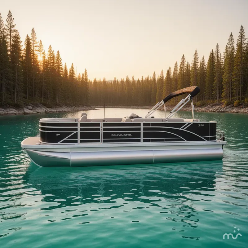 Slide: The Image of Bennington S Fishing 20 SF Pontoon 2024 - 2