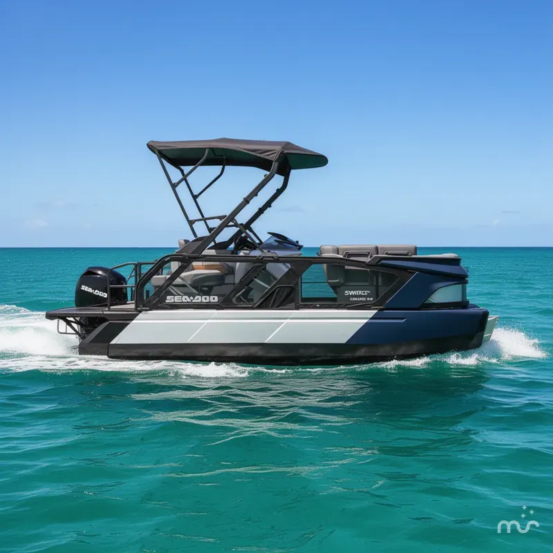 Slide: The Image of Sea-Doo Switch® Cruise 18 - 170 hp Galvanized 2024 - 0