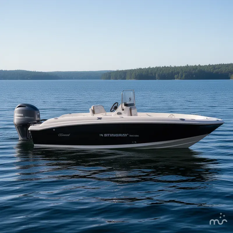 Slide: The Image of Stingray 182sc Side Console Deck 2024 - 0