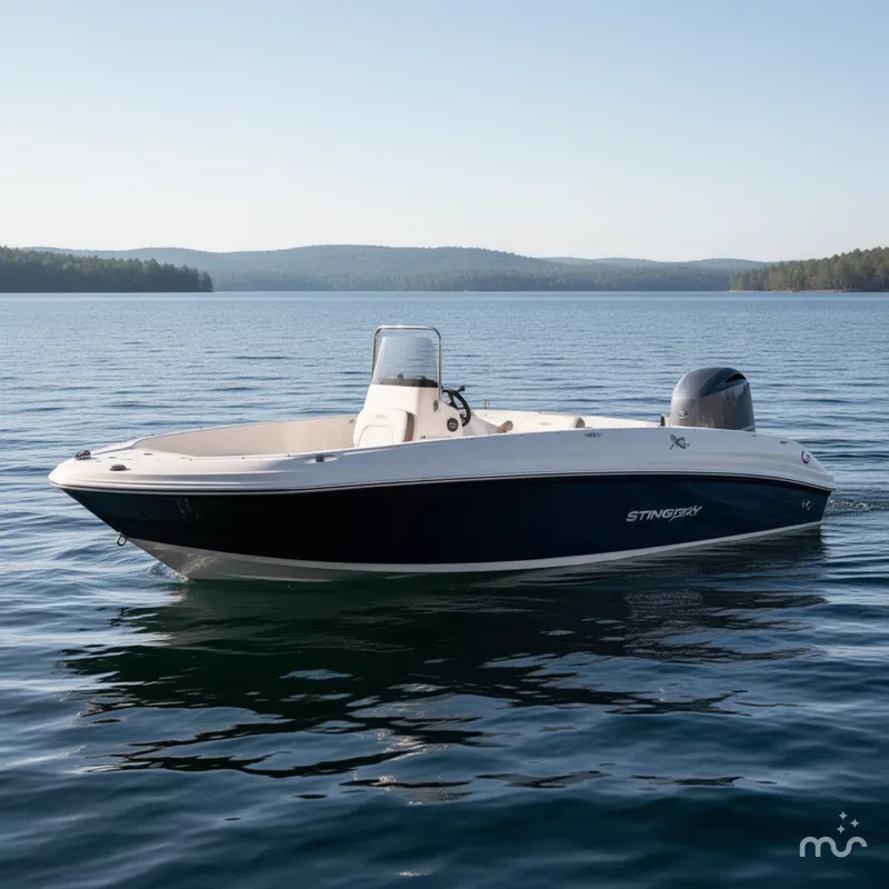 Slide: The Image of Stingray 182sc Side Console Deck 2024 - 1