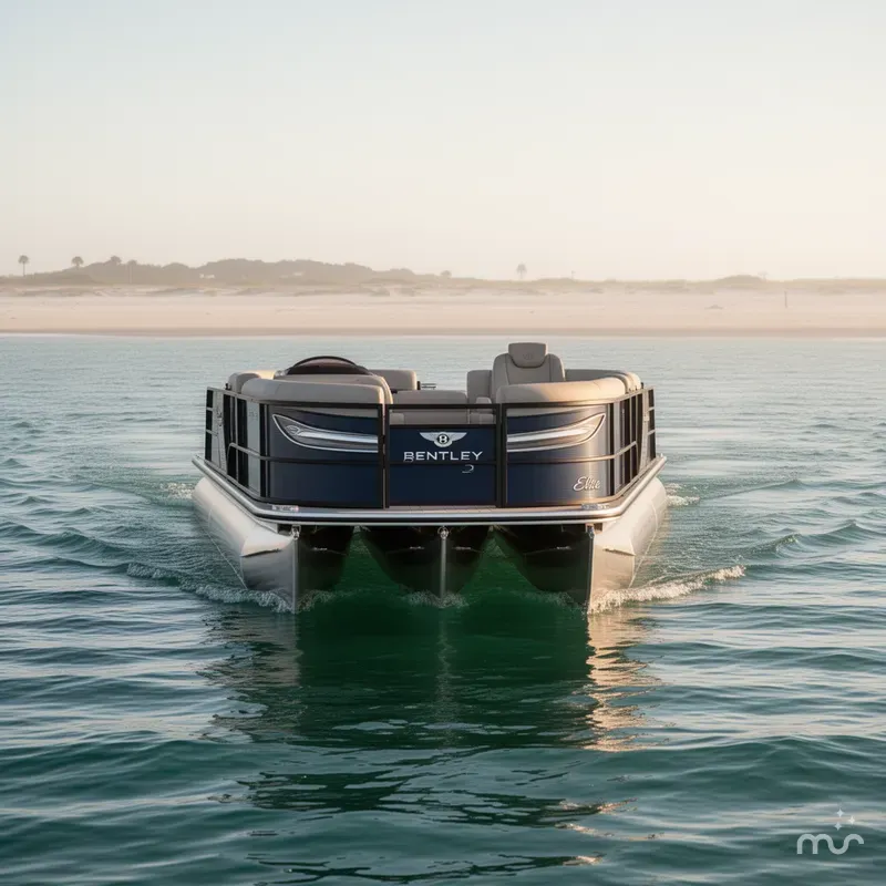 Slide: The Image of Bentley Pontoons Elite 223 Swing Back 2024 - 1