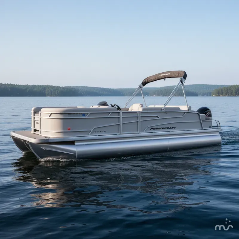 Slide: The Image of Princecraft Vectra 23 RL Swingback Pontoon & 150HP 4-Stroke EF 2024 - 0