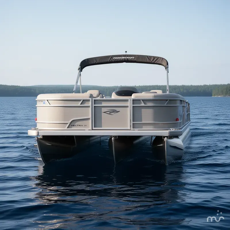 Slide: The Image of Princecraft Vectra 23 RL Swingback Pontoon & 150HP 4-Stroke EF 2024 - 1