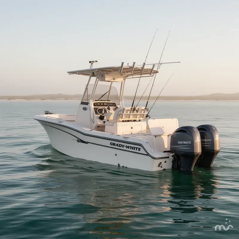 Slide: The Image of Grady-White Fisherman 257 2014 - 2