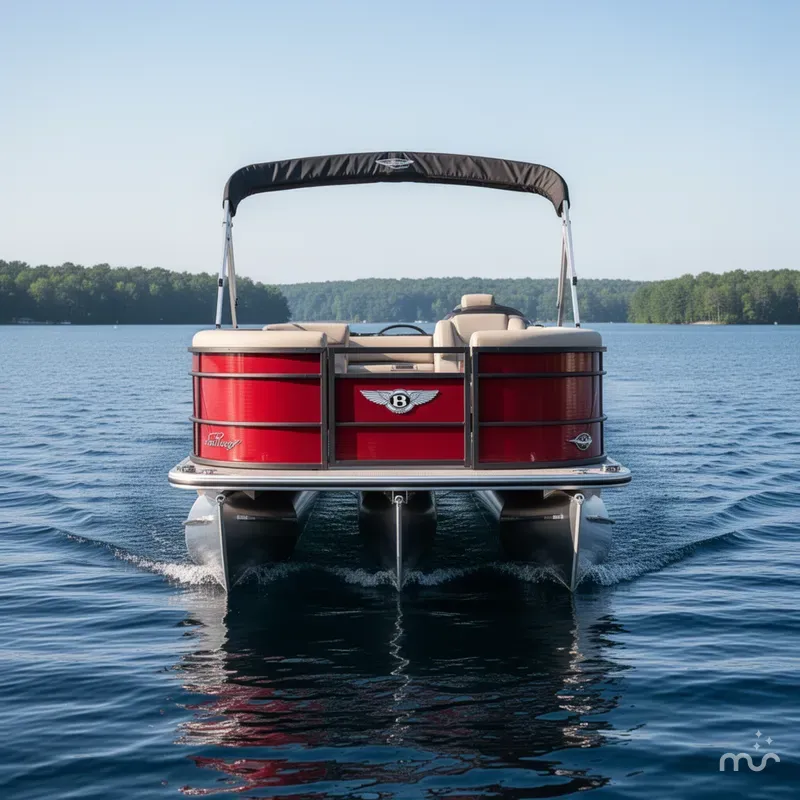 Slide: The Image of Bentley Pontoons Legacy 200 XL Cruise & 90HP 4-Stroke EFI 2024 - 1