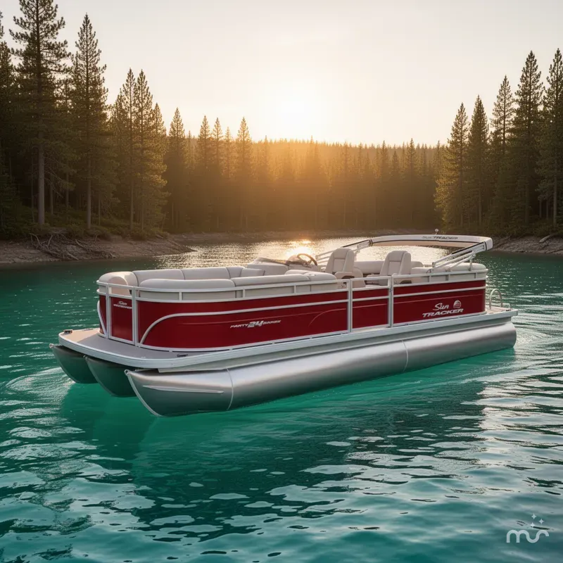 The Image of Sun Tracker Party Barge 24 DLX 2024 - 0