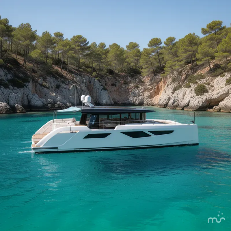 Slide: The Image of Catamaran Diamond Yachts P55 Power Catamaran 2026 - 2