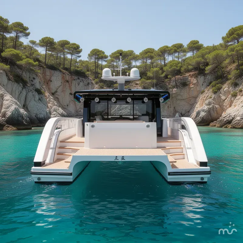 Slide: The Image of Catamaran Diamond Yachts P55 Power Catamaran 2026 - 3