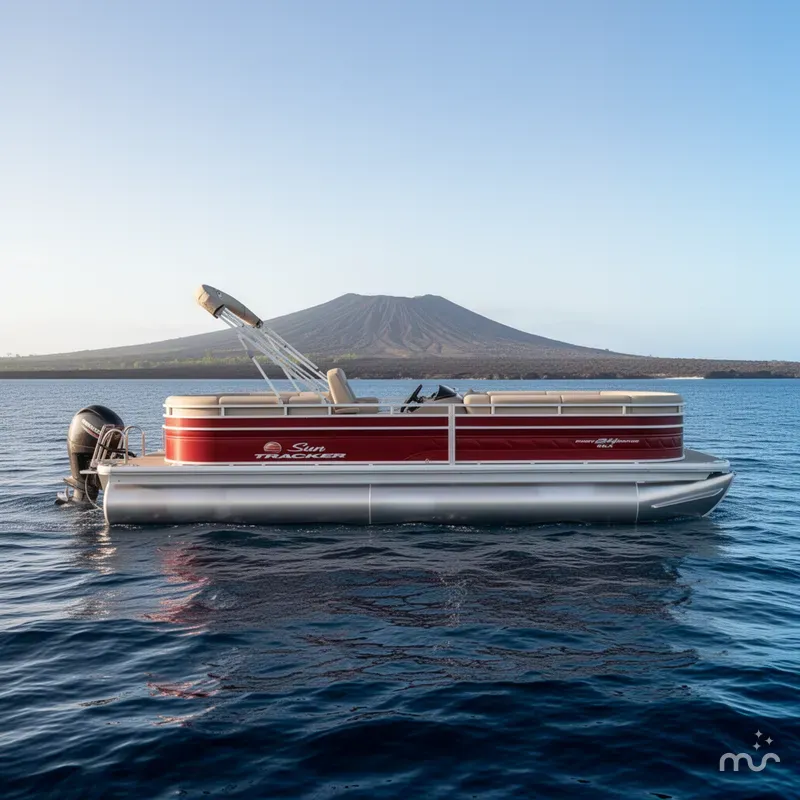 Slide: The Image of Sun Tracker Party Barge 24 DLX 2024 - 2