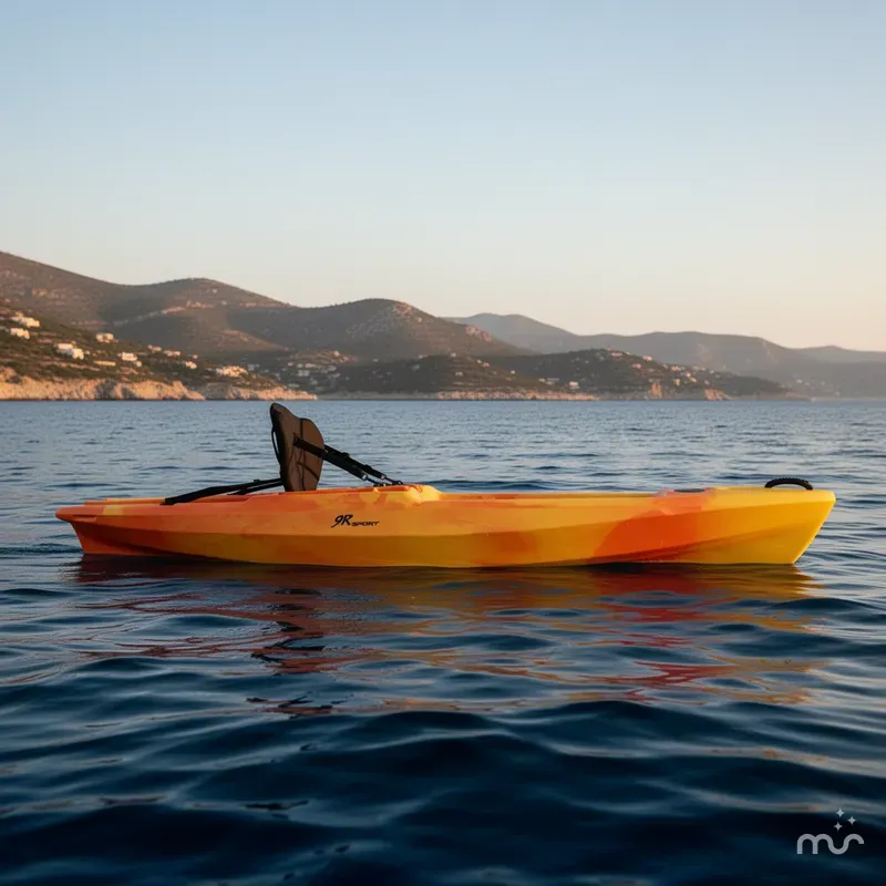 Slide: The Image of Ascend 9R Sport Sit-On - Yellow/Orange 2024 - 2