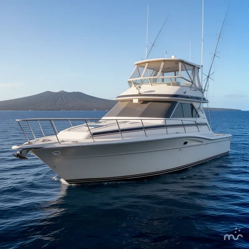 Slide: The Image of Sea Ray 460 Convertible 1987 - 2