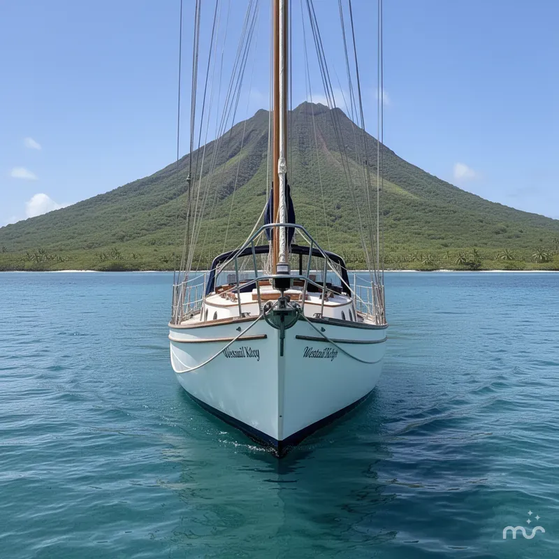 Slide: The Image of Westsail Ketch 1976 - 1